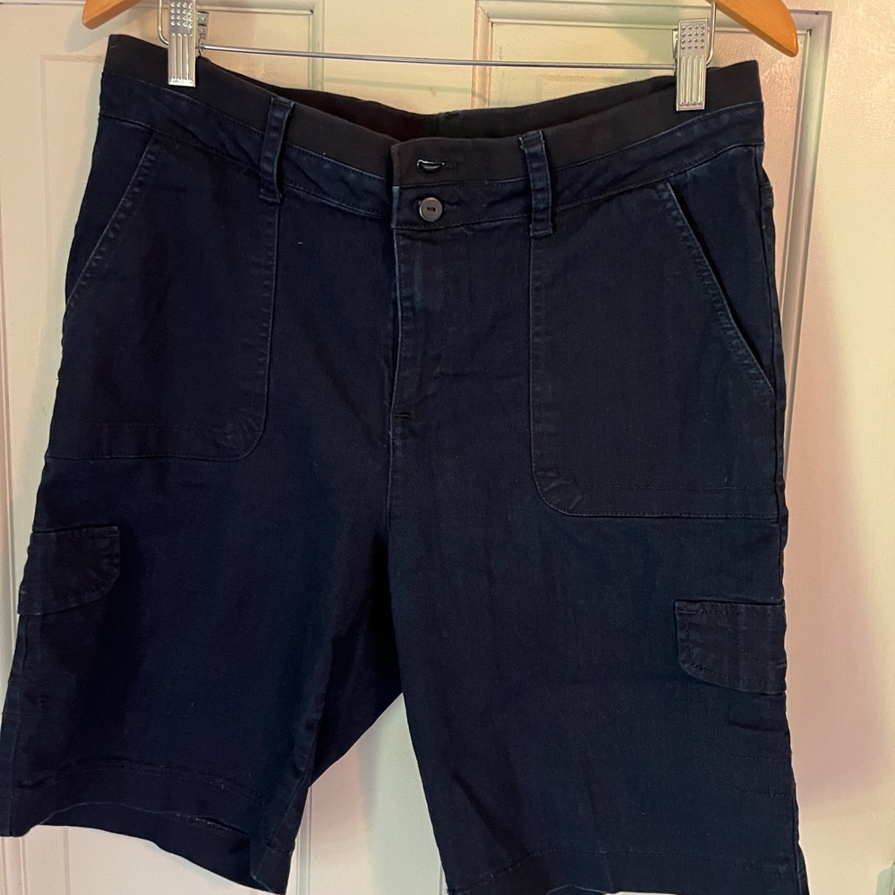 Lee Women's Dark Blue Bermuda Shorts
